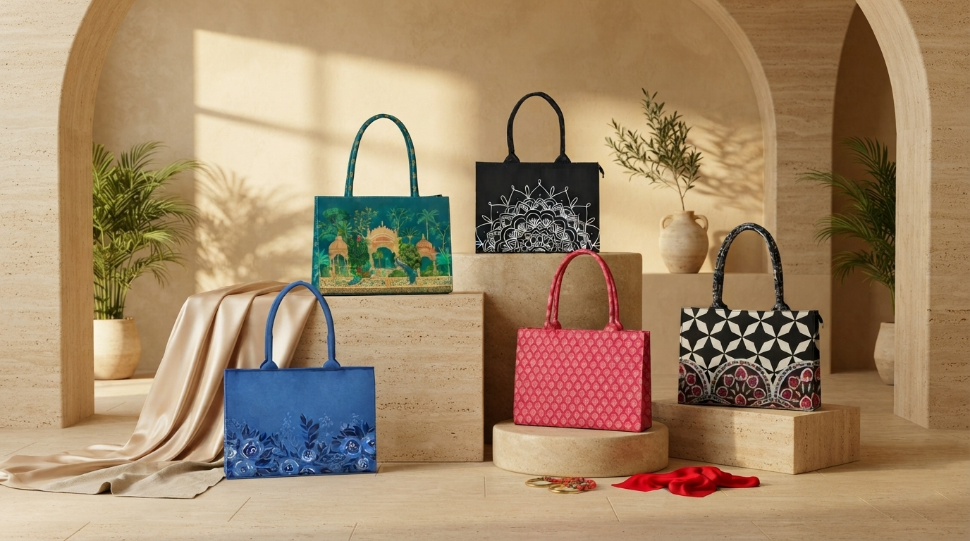 Premium Women's Bags: Luxury Handcrafted Canvas Totes & Handbags