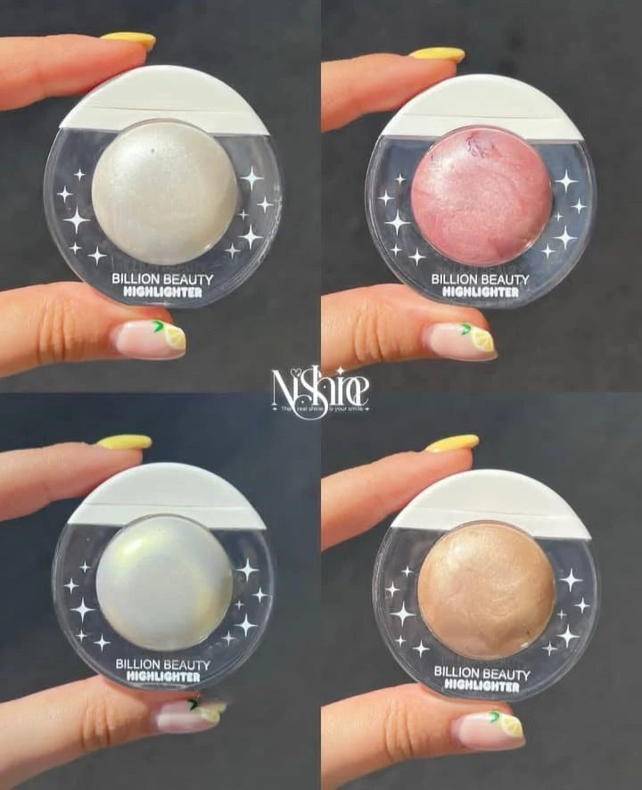 Billion Beauty Luminous Cream Highlighter Set – 4-Piece Glow