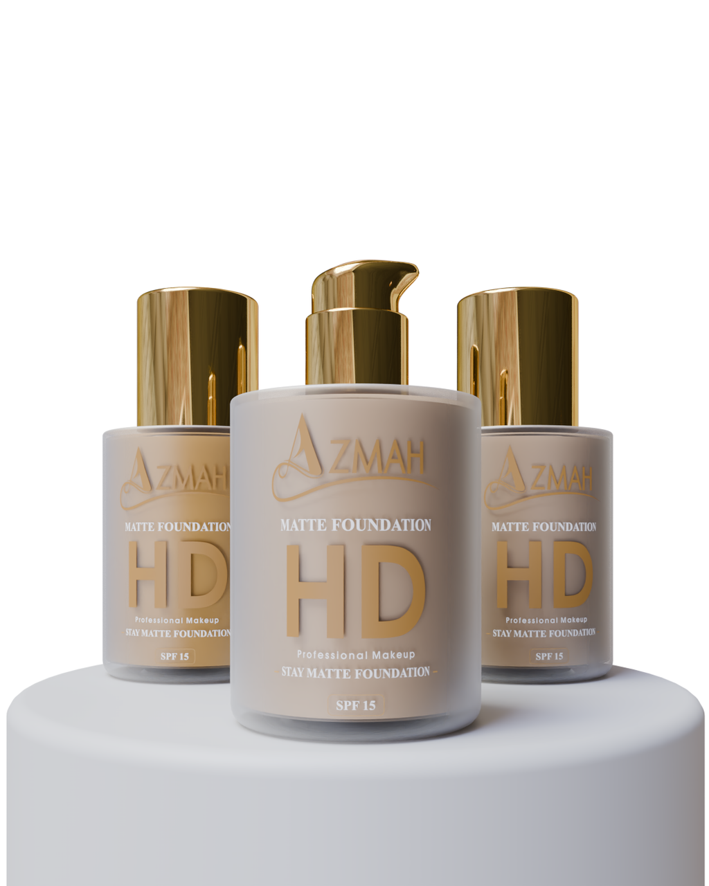 Premium HD Matte Liquid Foundation – 24HR Stay Matte Coverage with SPF 15