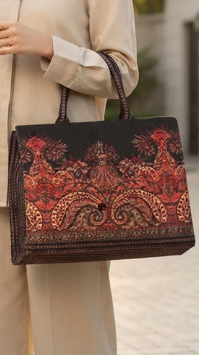The Crimson Tapestry Heritage Tote