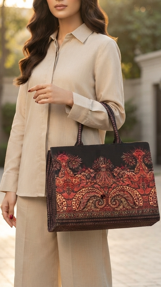 The Crimson Tapestry Heritage Tote