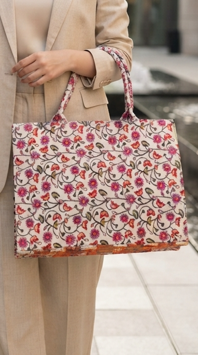 The Heritage Crimson Vine Tote