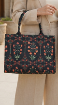 The Royal Bouquet Floral Tote