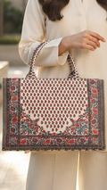 The Royal Mehraab Floral Canvas Tote