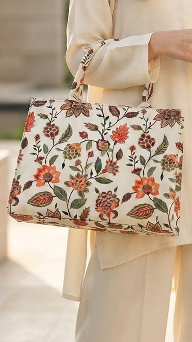 The Sienna Blossom Heritage Tote