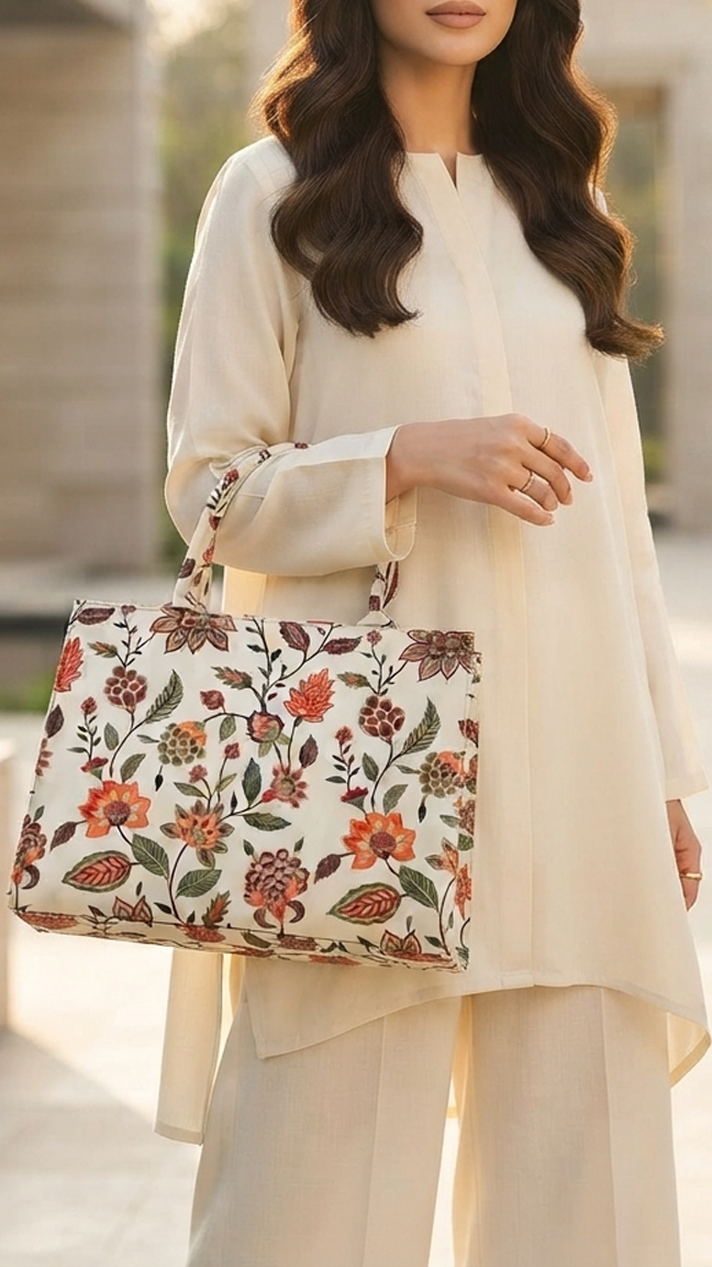 The Sienna Blossom Heritage Tote